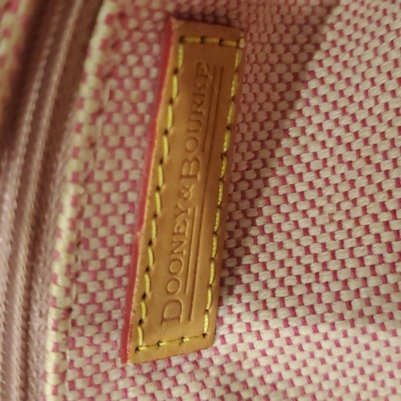 Vintage Dooney & Bourke Canvas Logo Signature Bag - Picture 7 of 11